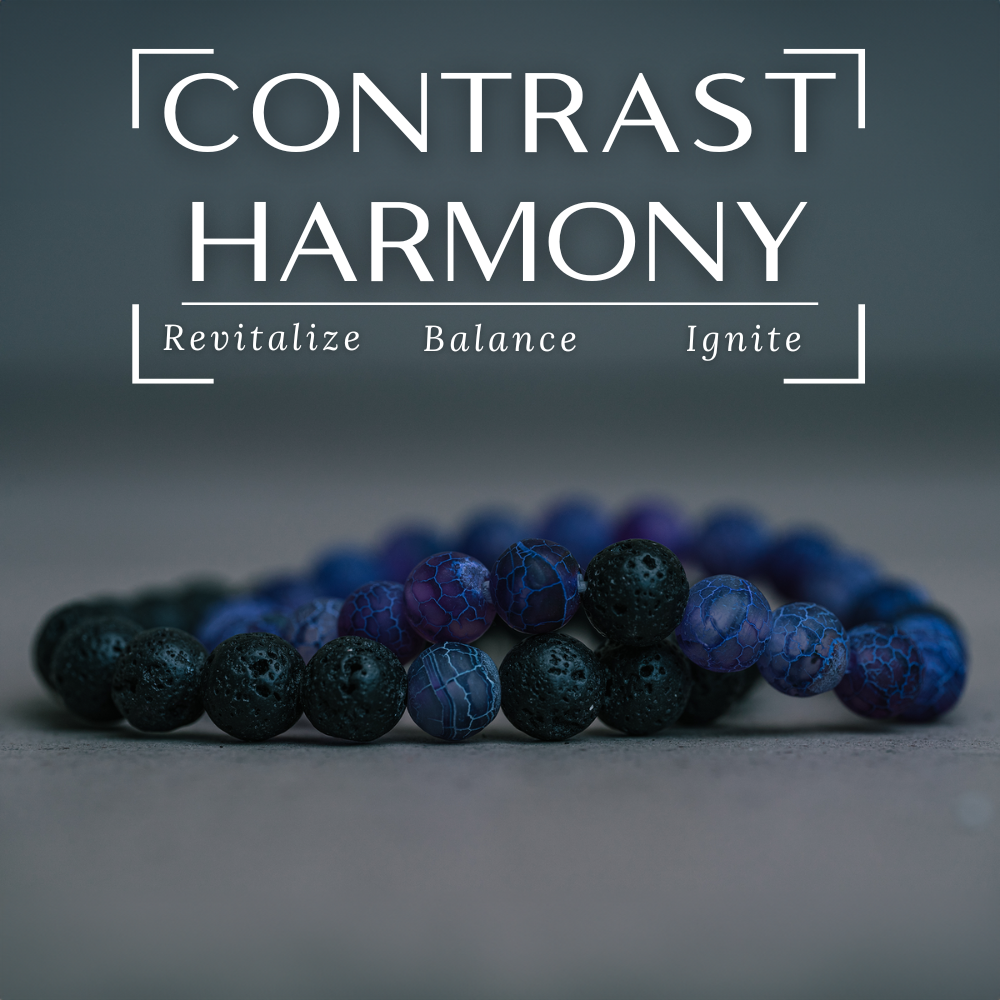 Contrast Harony Set - Blue Agate